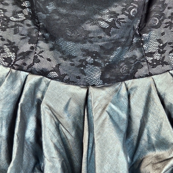 Jessica McClintock Dress Size 10 Strapless Lace‎ Poof Skirt Formal Prom Dance - Picture 3 of 13